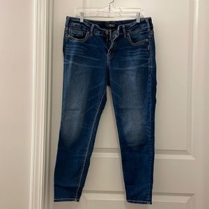 Silver Suki Ankle Skinny Jeans